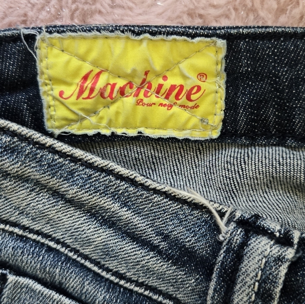 Machine Skinny Jeans with Embroidered Pocket Size 3 - Picture 4 of 6